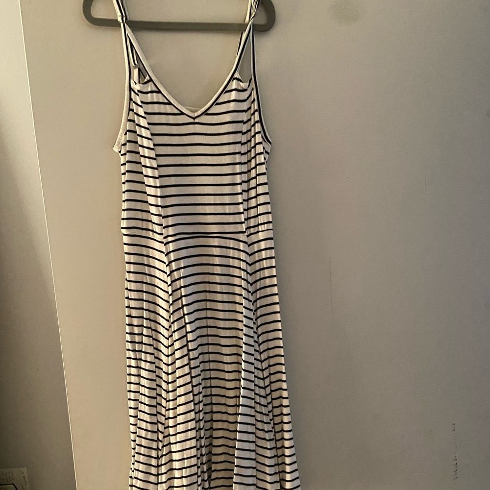 Striped skater dress